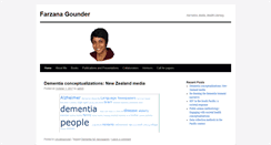 Desktop Screenshot of farzanagounder.com